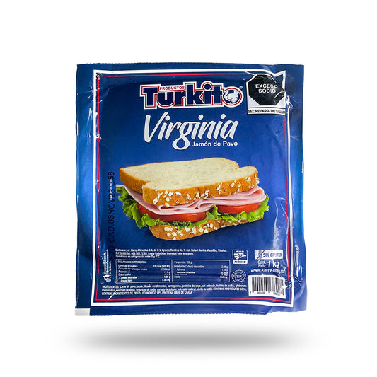 Jamón De Pavo Virginia Turkito 1kg