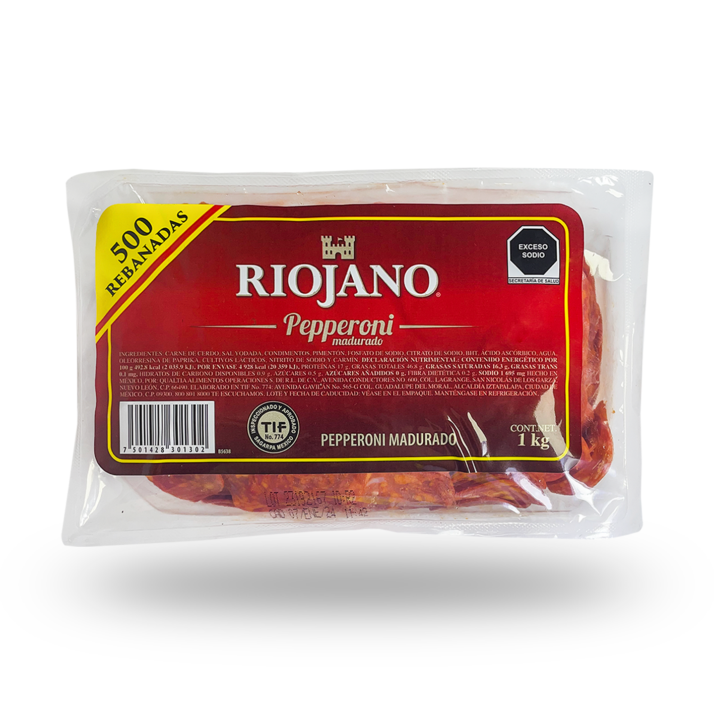 Pepperoni Riojano 1Kg