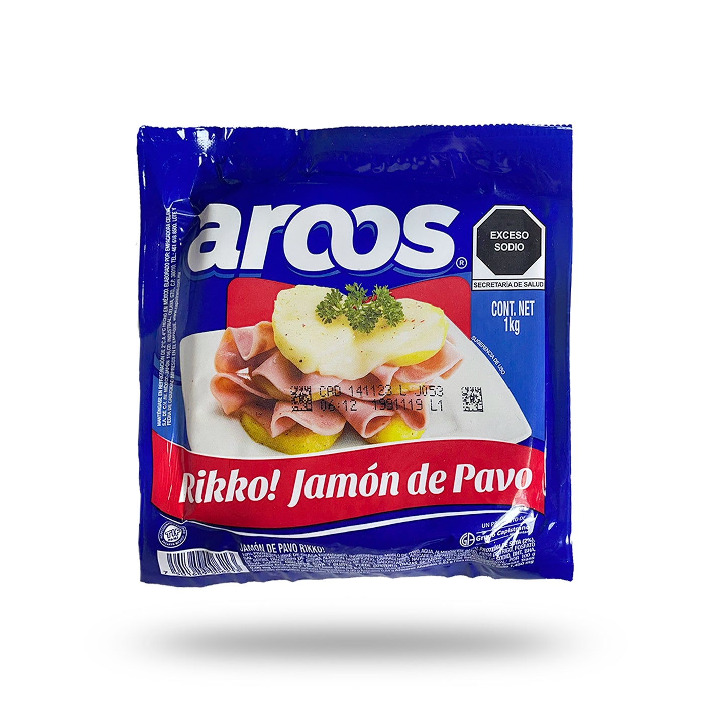 Jamón De Pavo Aroos Cuadrado 1Kg