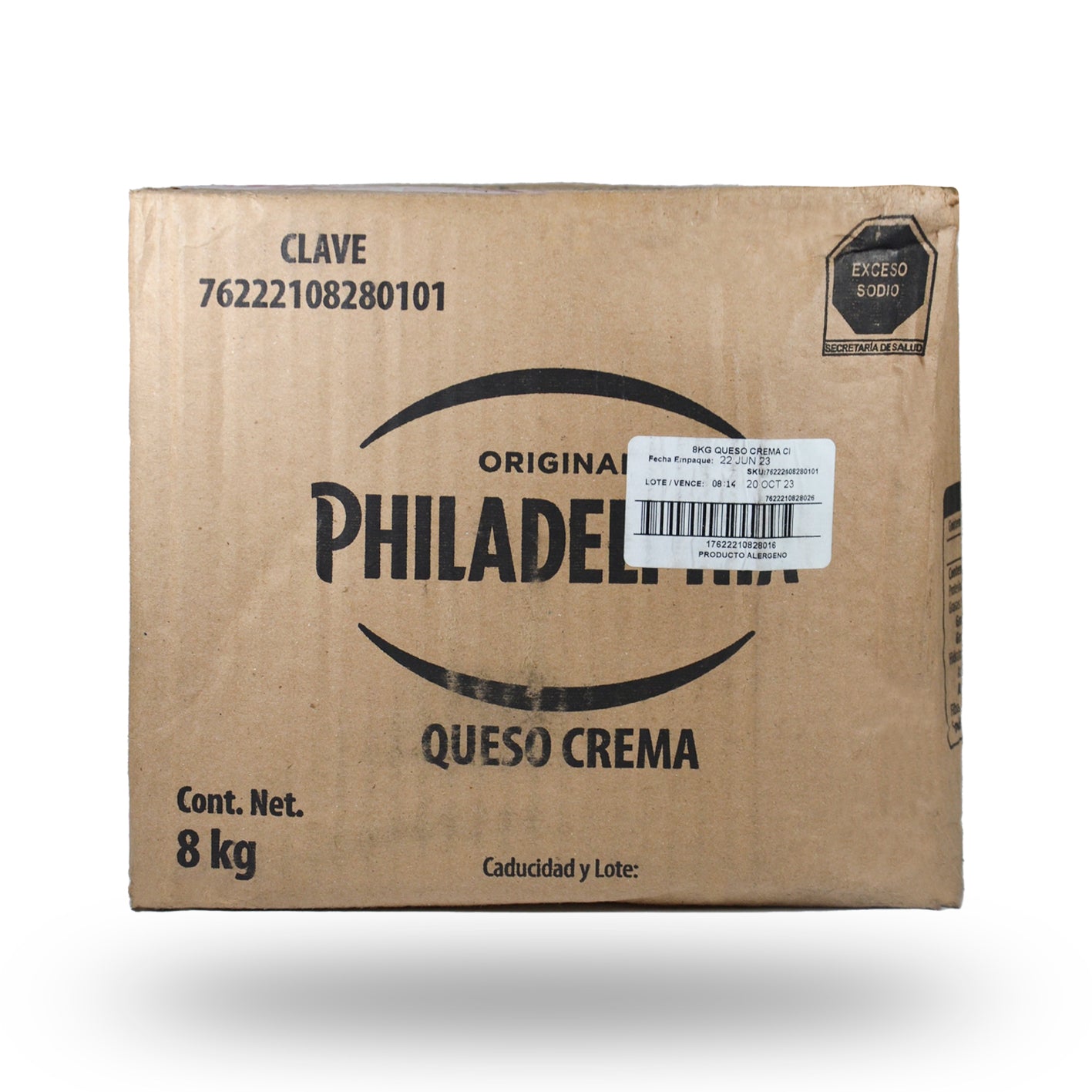 Queso Crema Philadelphia Caja 8kg