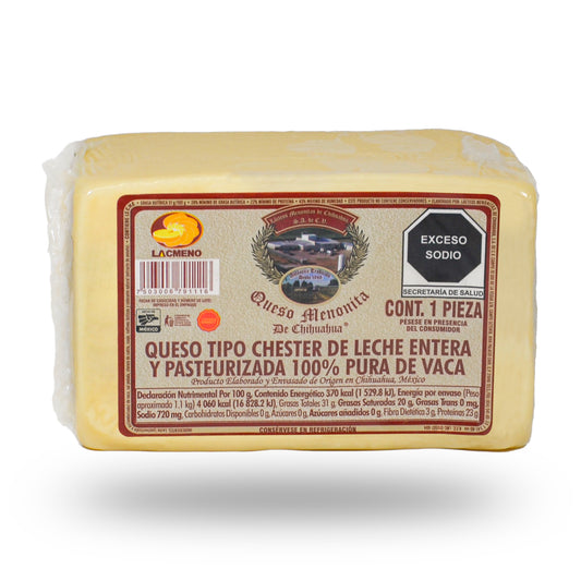 Queso Chihuahua 100% Leche