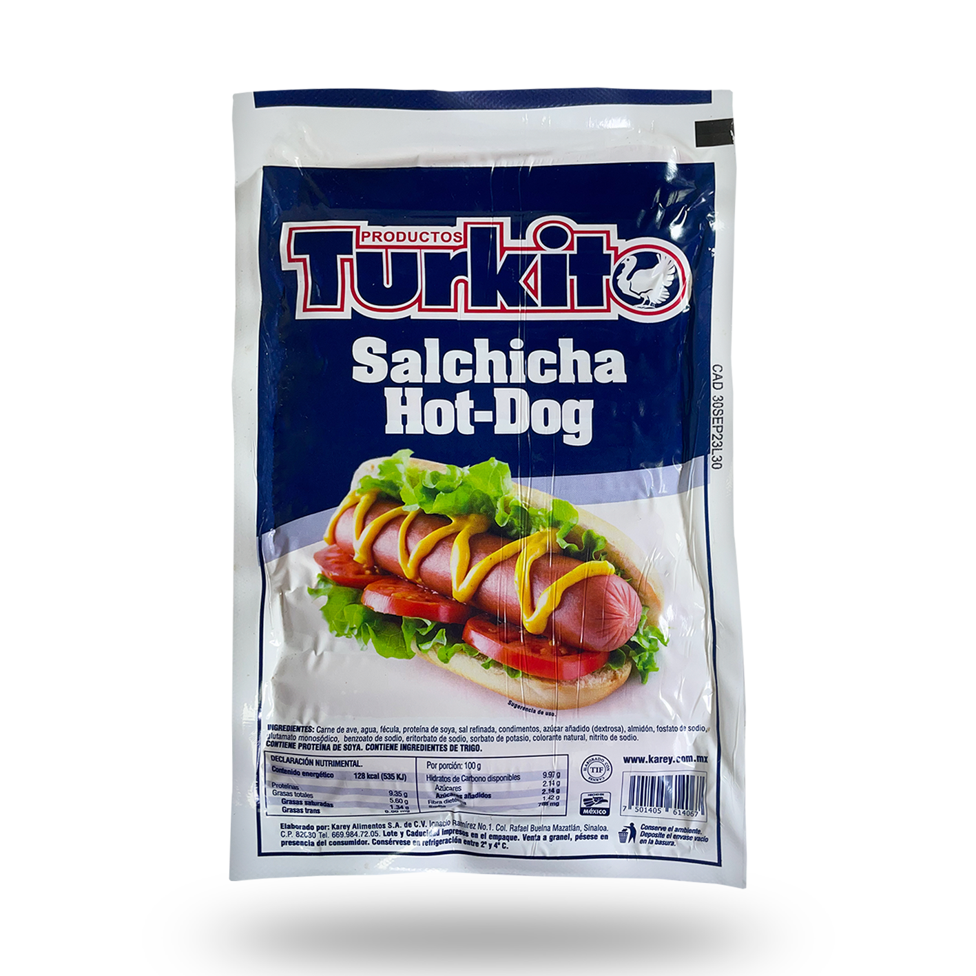 Salchicha Para Hot-Dog Turkito 1.8Kg