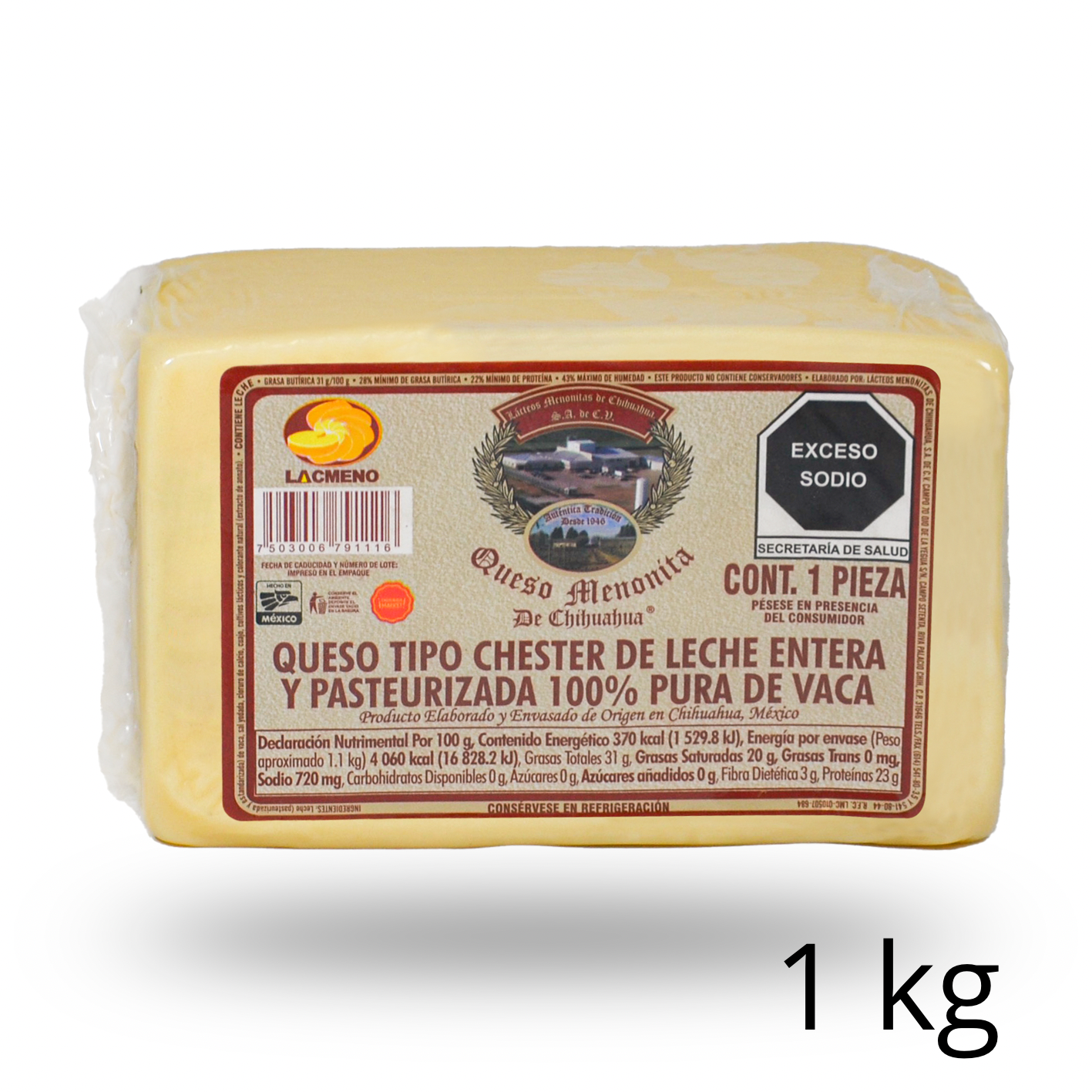 Queso Chihuahua 100% Leche